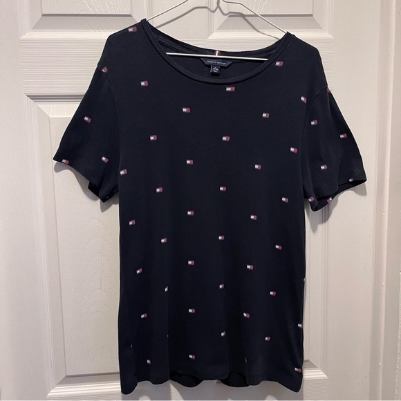 Tommy Hilfiger Tops - 3/25$💥 Tommy Hilfiger t shirt tee top marine shirt sleeve women large logo